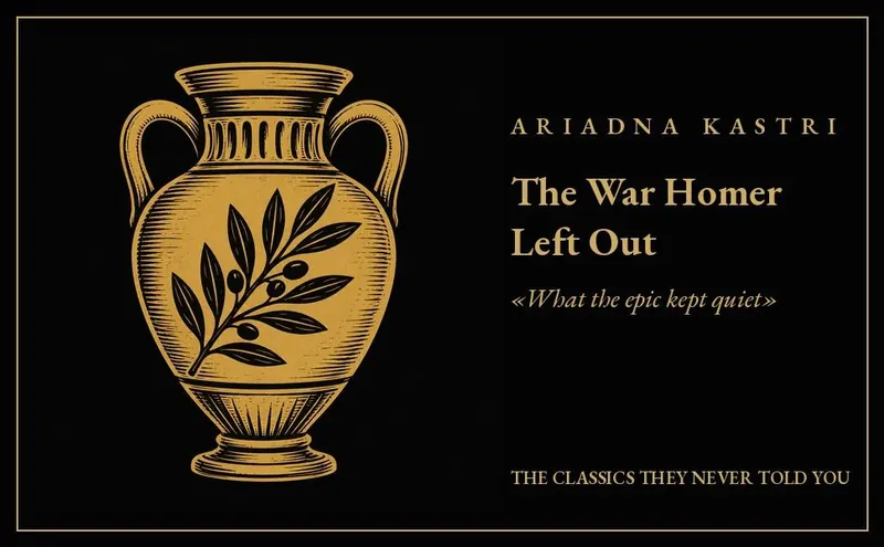 Artwork for “The War Homer Left Out”, by Ariadna Kastri