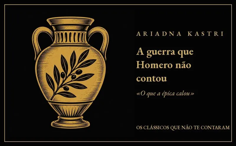 Arte de “A guerra que Homero não contou”, de Ariadna Kastri