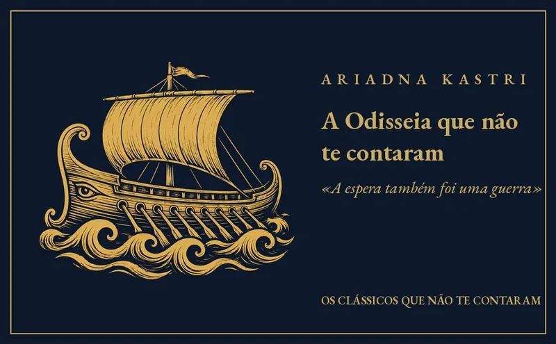Arte de “A Odisseia que não te contaram”, de Ariadna Kastri