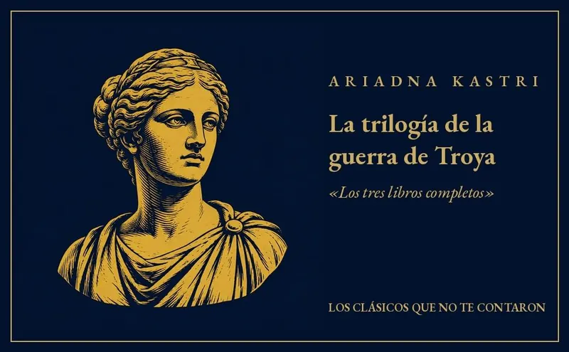 Lámina de «La trilogía de la guerra de Troya», de Ariadna Kastri