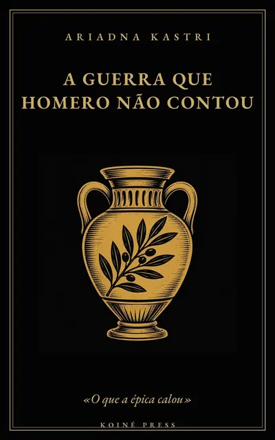Capa de “A guerra que Homero não contou”