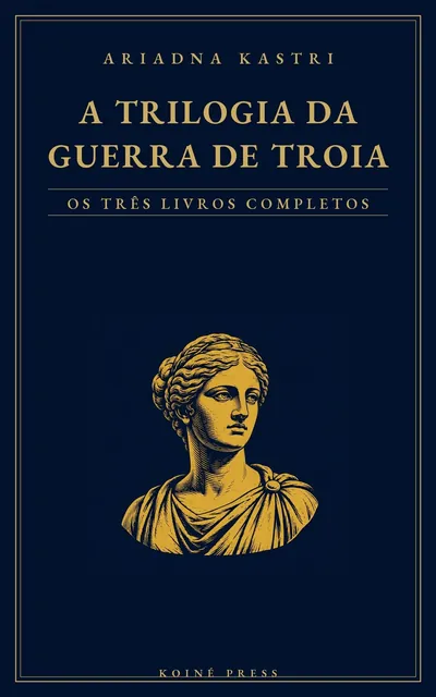 Capa de “A trilogia da guerra de Troia”